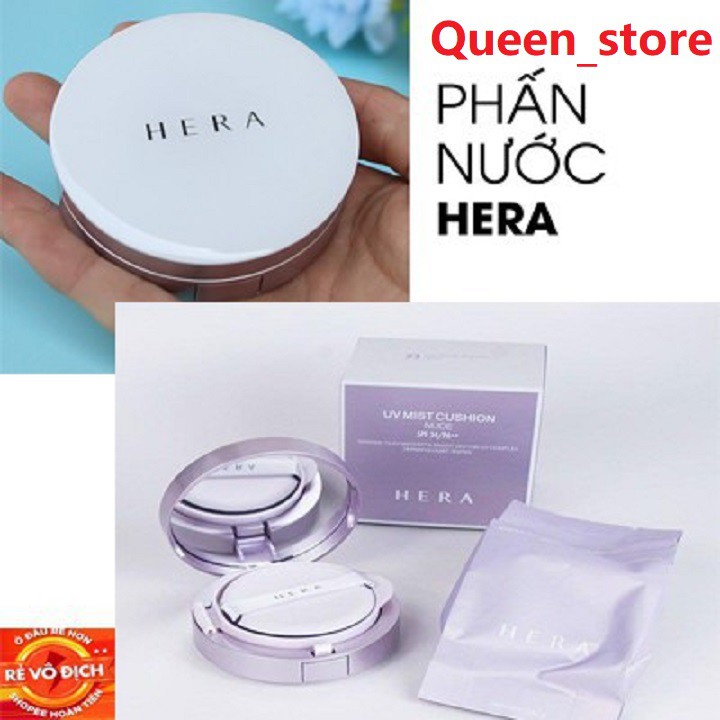 Có bill Phấn nước chống nắng kiềm dầu Hera UV Mist Cushion