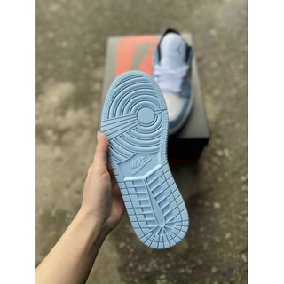 giày air jordan cổ thấp xanh