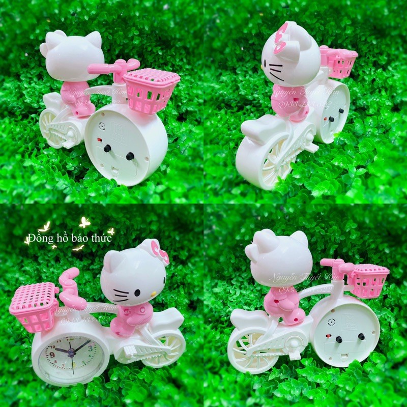 Đồng hồ báo thức Hello Kitty Doremon Doraemon