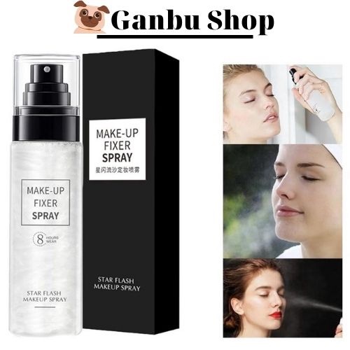 Xịt Khoáng Khóa Nền Giữ Lớp MakeUp, Dưỡng Ẩm, Cấp Ẩm, Kiểm Soát Dầu Hanumu 100ml