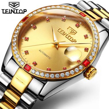 ĐỒNG HỒ NAM CHÍNH HÃNG Teintop T7007-2 hàng mới,Kính sapphire ,chống xước,Chống nước,máy cơ(Automatic),Bảo Hành 12 Tháng
