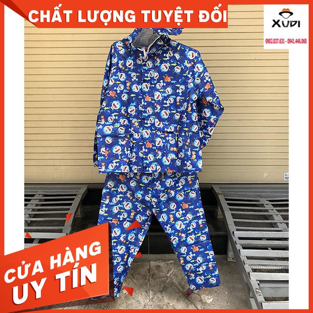 Bộ Quần Áo Mưa Vải Dù Số Cho Bé Chống Thấm