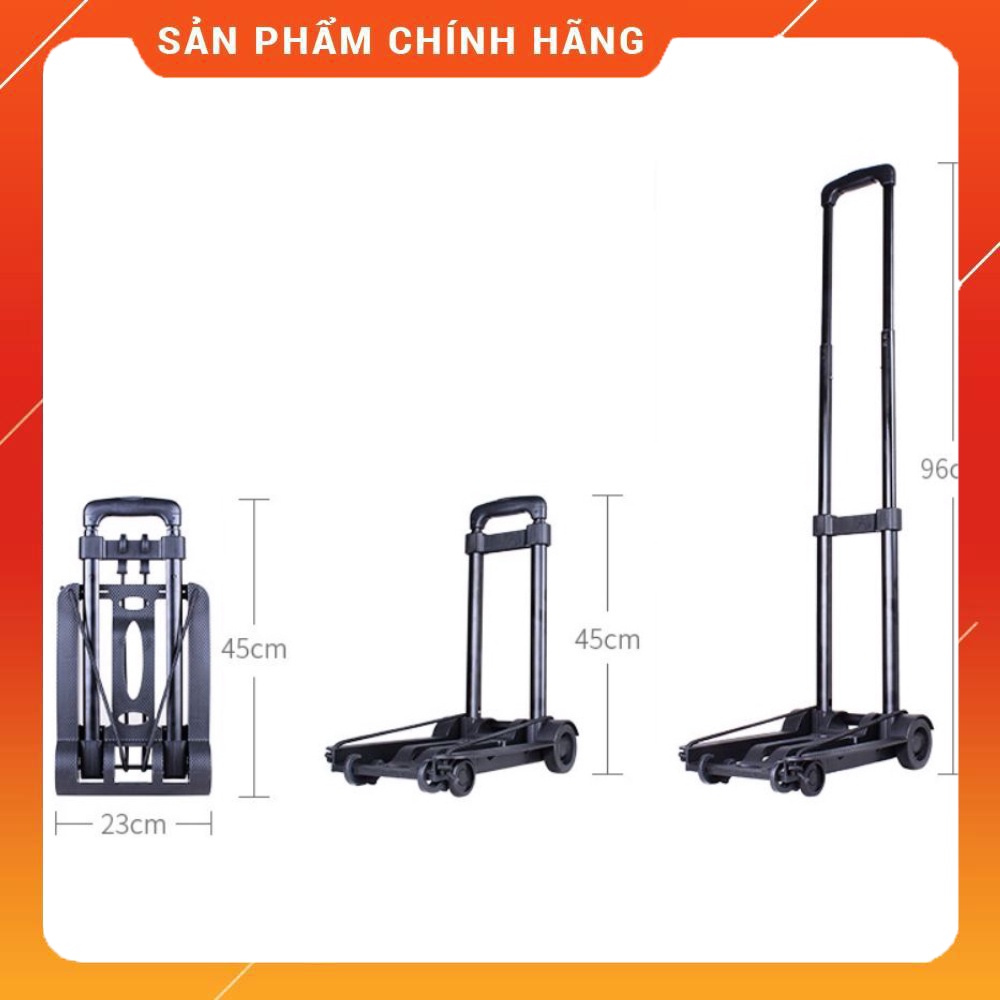 Xe kéo hàng gấp gọn tải trọng 65kg nhập khẩu XDT02