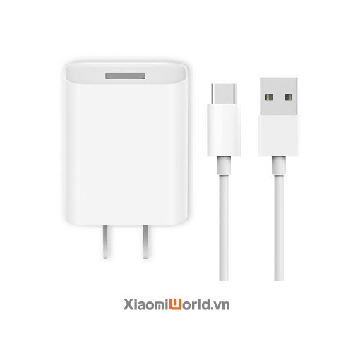 Bộ Sạc Gồm Củ + Dây Type C Quick Charge 3.0 Xiaomi