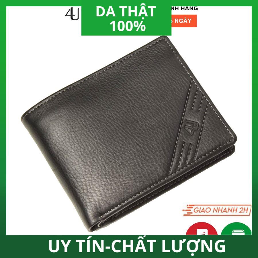Ví Nam Đẹp Da Bò Premium leather Thời Trang FA196 (đen - nâu)