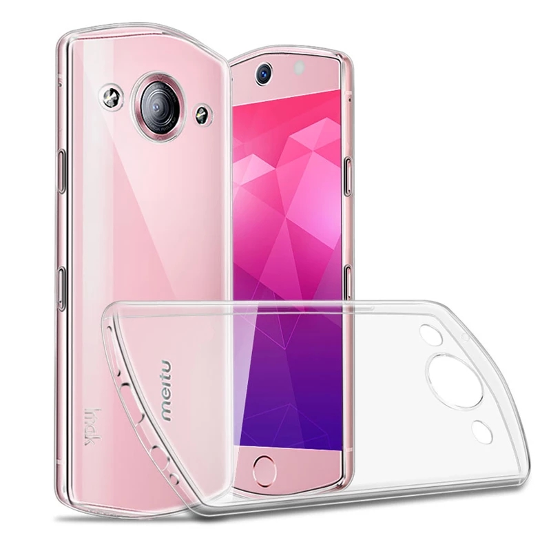 Ốp lưng Tpu mềm Meitu T8 T8S M8 M8S M6 M6S V7 V6 T9 Vỏ trong suốt giới hạn