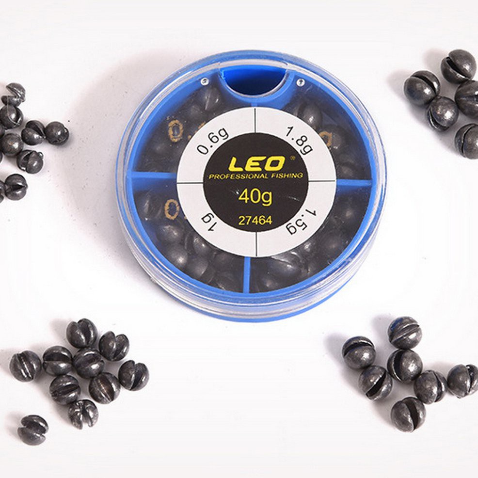 Hộp Chì Câu Cá Hình Viên Đạn 4 Kiểu