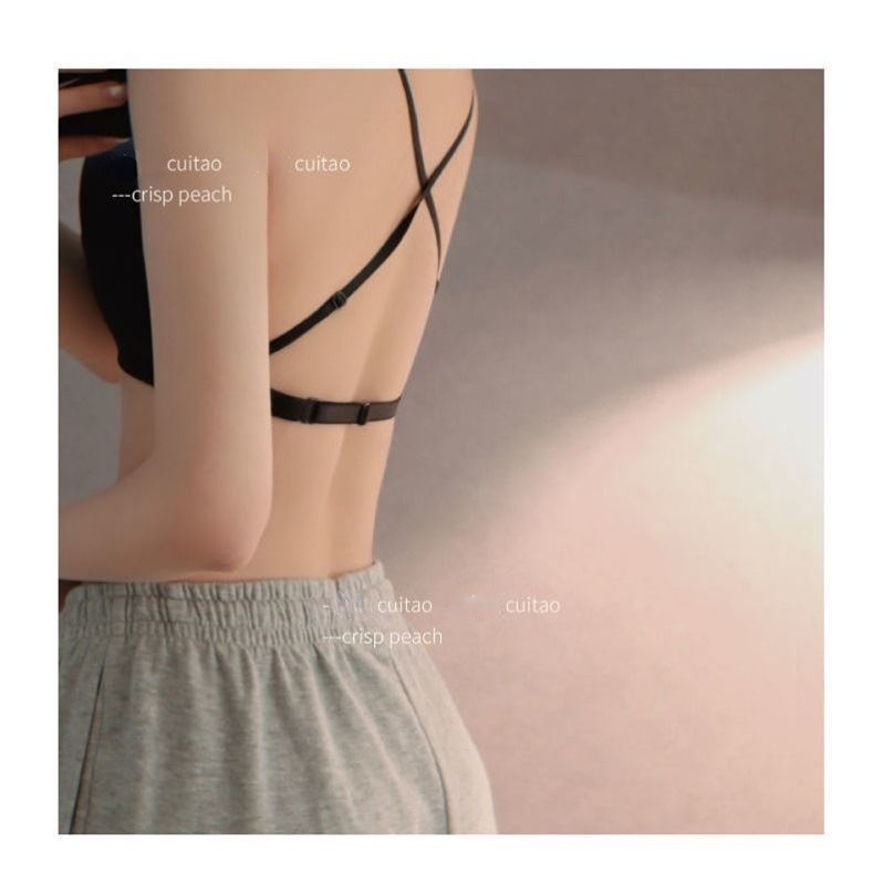 [Spot] Nhật Bản Và Hàn Quốc Áo Ngực Hình Chữ u Hở Lưng Đẹp Không Gọng Thép Thời Trang