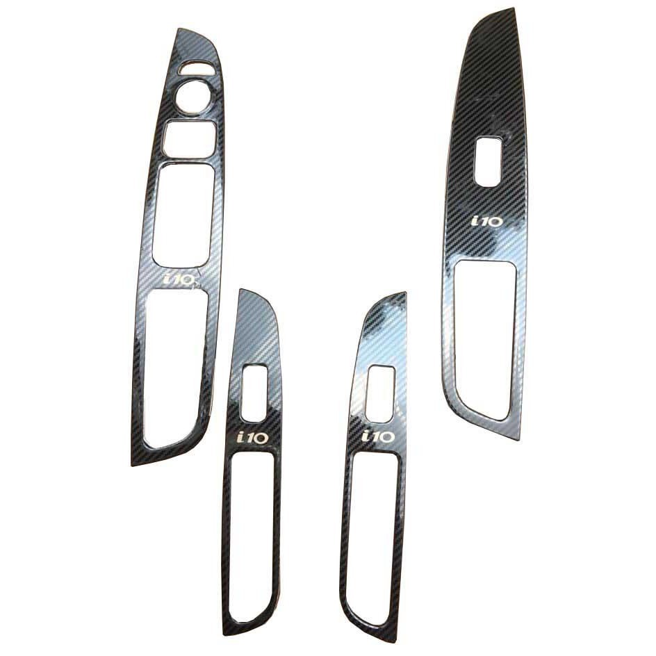 Ốp Nội Thất Xe Hyundai Grand I10- 4 chi tiết Mẫu Carbon