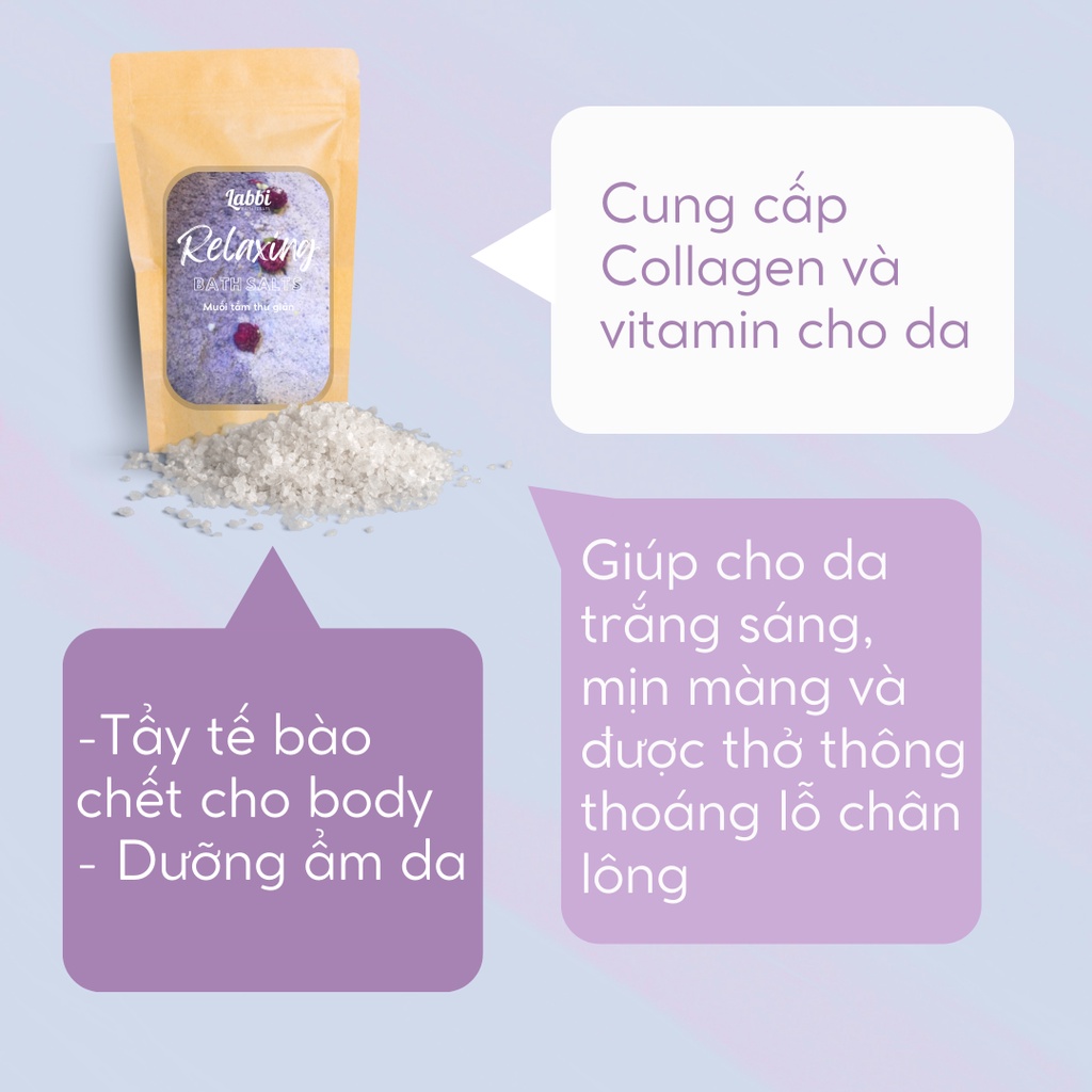 SKY AESTHETICS [Labbi] Relaxing Bath Salt / Muối thư giãn dưỡng da