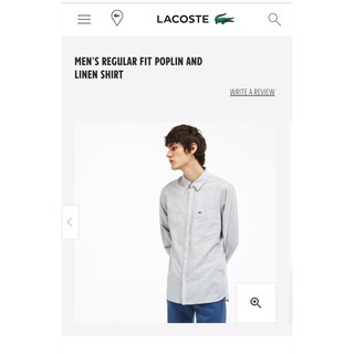ÁO SMDT NAM LA.COS.TE LINEN
