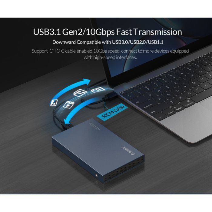 Ổ Cứng Ngoài Orico 2518c3-g2 2.5in Type-C 3.1 Gen 2 Cổng | BigBuy360 - bigbuy360.vn