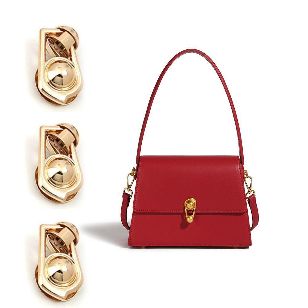 Túi Có Nắp Đậy Thiết Kế Đơn Giản Tiện Dụng|Khóa Kẹp Chống Rỉ Sét Cho Túi Xách