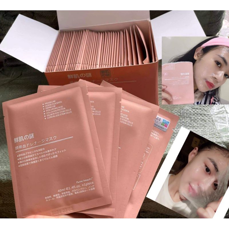 Mặt nạ nhau thai cừu 🐑 tế bào gốc Rwine Beauty Nhật Bản