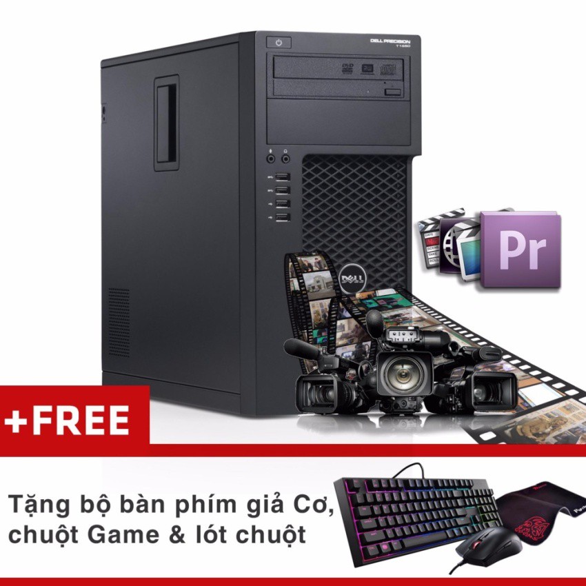 Máy Trạm Đồ Họa 3D Dell Precision T1650 MT ​​​​​​(Xeon E3-1240,Ram ECC 16GB, SSD 240GB,HDD 2TB,VGA Quadro K600)+Quà Tặng | BigBuy360 - bigbuy360.vn