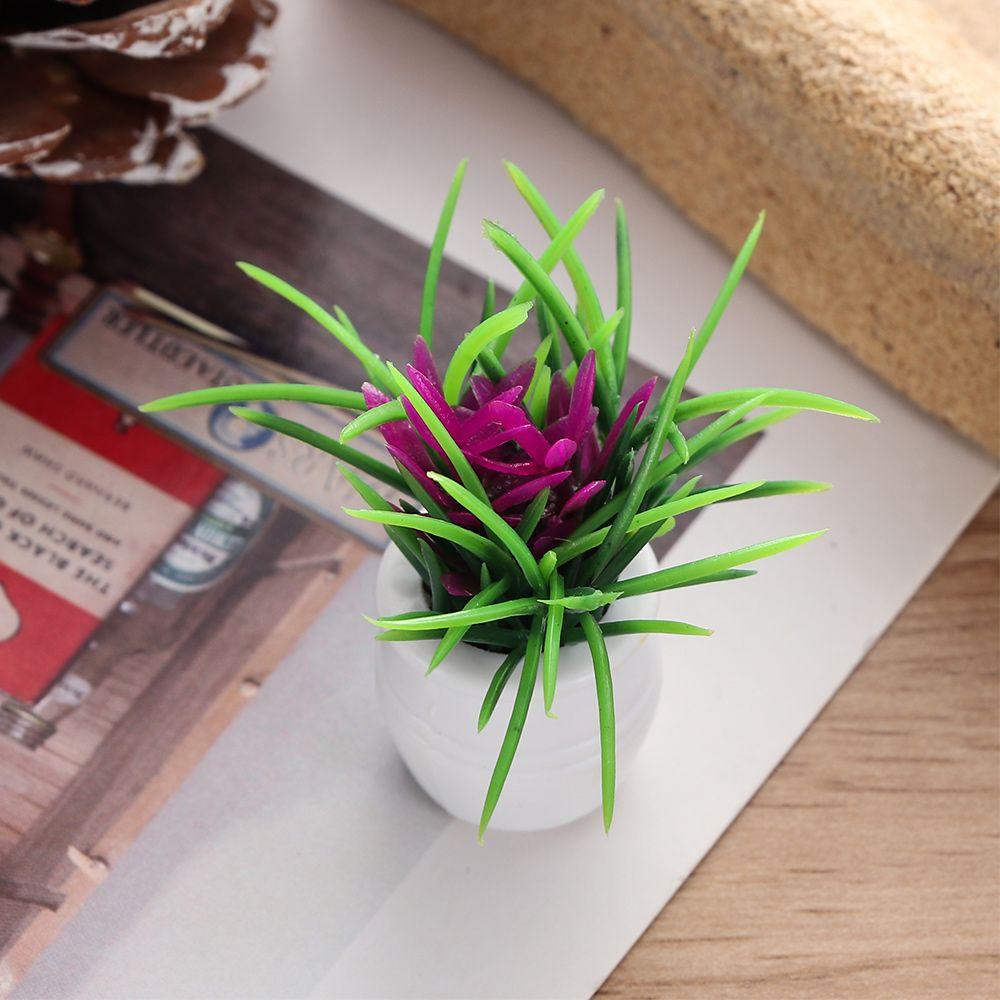 BEBETTERM Bộ 5 Chậu Cây Nhựa Mini Trang Trí Nhà Búp Bê