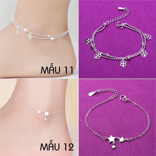 Lắc chân nữ vòng chân bạc nhiều mẫu giá siêu rẻ phong cach hàn quốc cực xinh | BigBuy360 - bigbuy360.vn