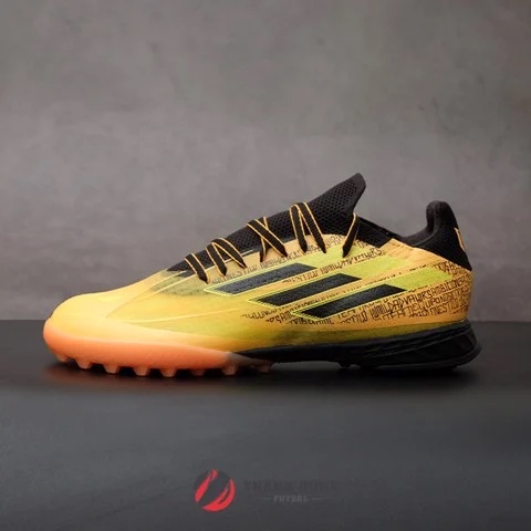 GIÀY ĐÁ BÓNG CHÍNH HÃNG ADIDAS X SPEEDFLOW MESSI.1 TF - GW3864 - VÀNG/ĐEN