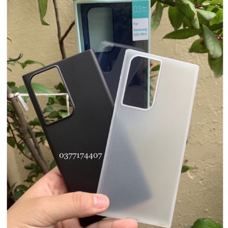 Samsung S22 Ultra_Ốp lưng Memumi nhám siêu mỏng 0,3m chống Vân tay chính hãng