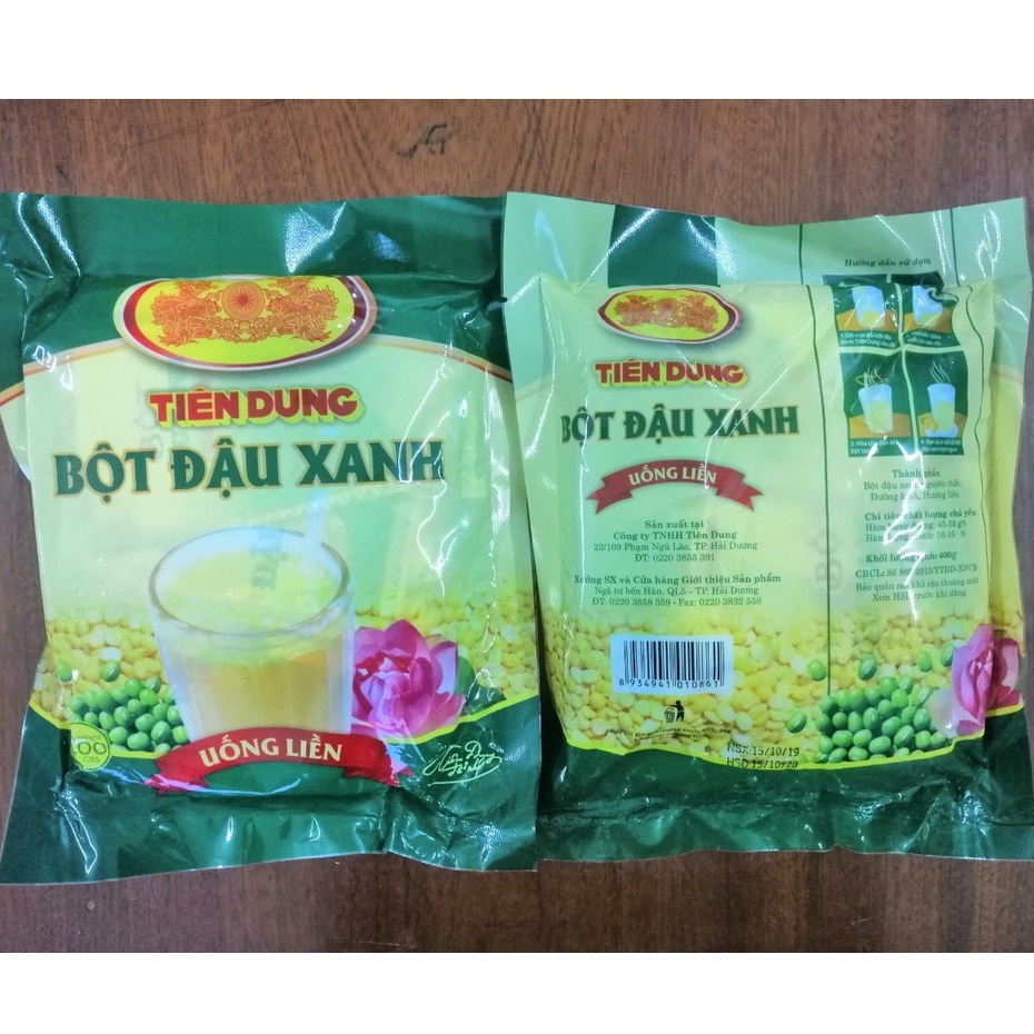 Bột đậu xanh uống liền Tiên Dung 400g