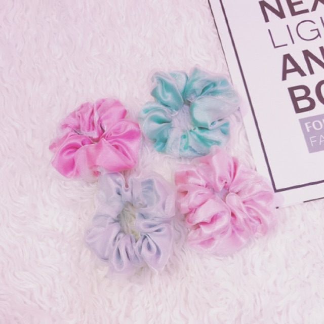 Scrunchies - cột tóc vải 2 lớp cao cấp