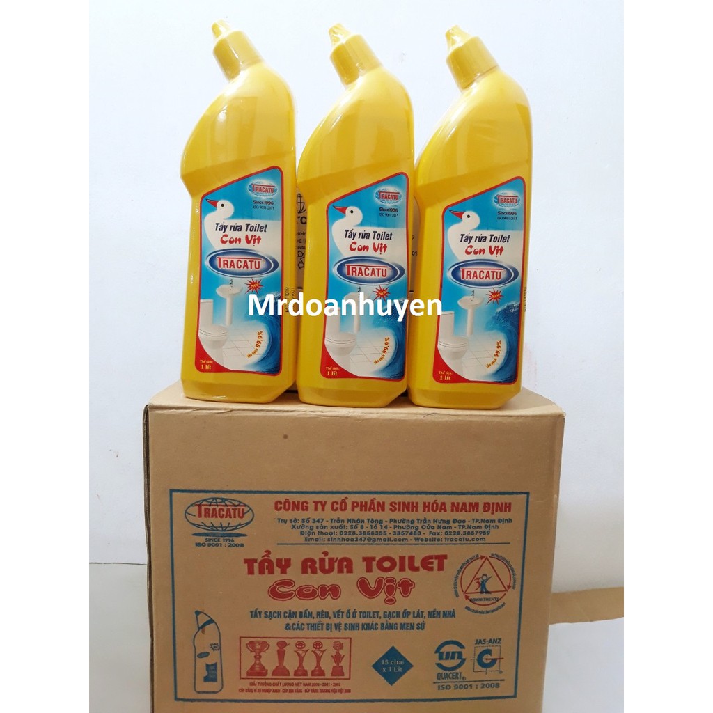 Nước Tẩy Bồn Cầu Con Vịt TRACATU Chai 1000ml