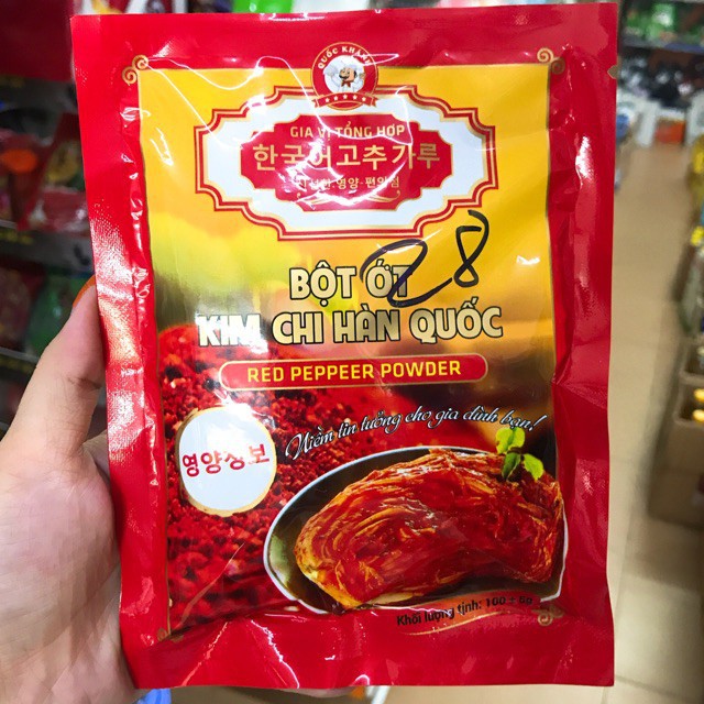 BỘT ỚT KIM CHI HÀN QUỐC HUY TUẤN FOOD 100G