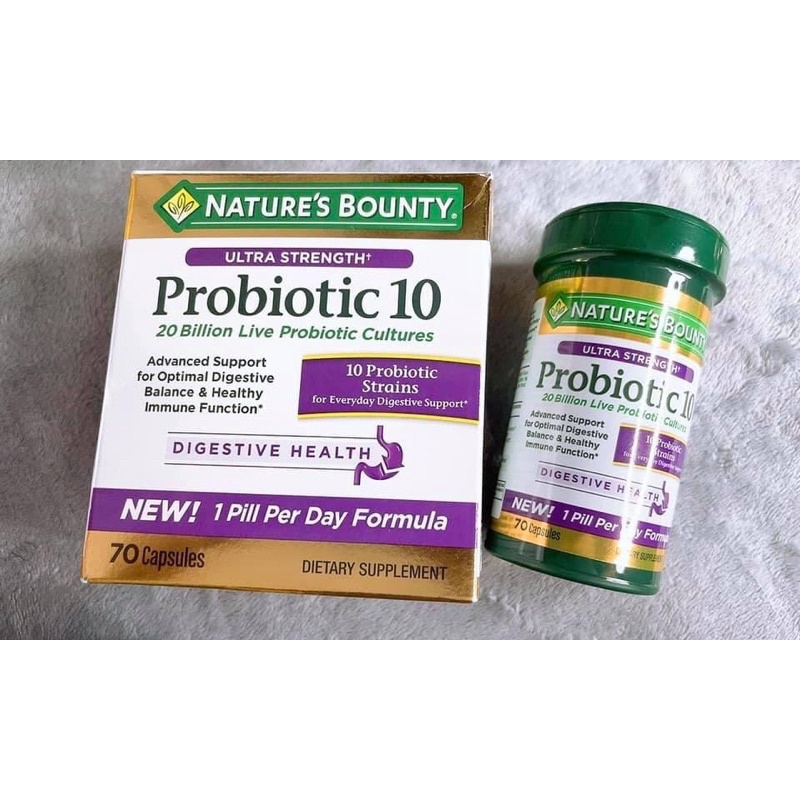 MEN TIÊU HÓA VI SINH HỖ TRỢ HỆ TIÊU HÓA VÀ ĐƯỜNG RUỘT PROBIOTIC 10