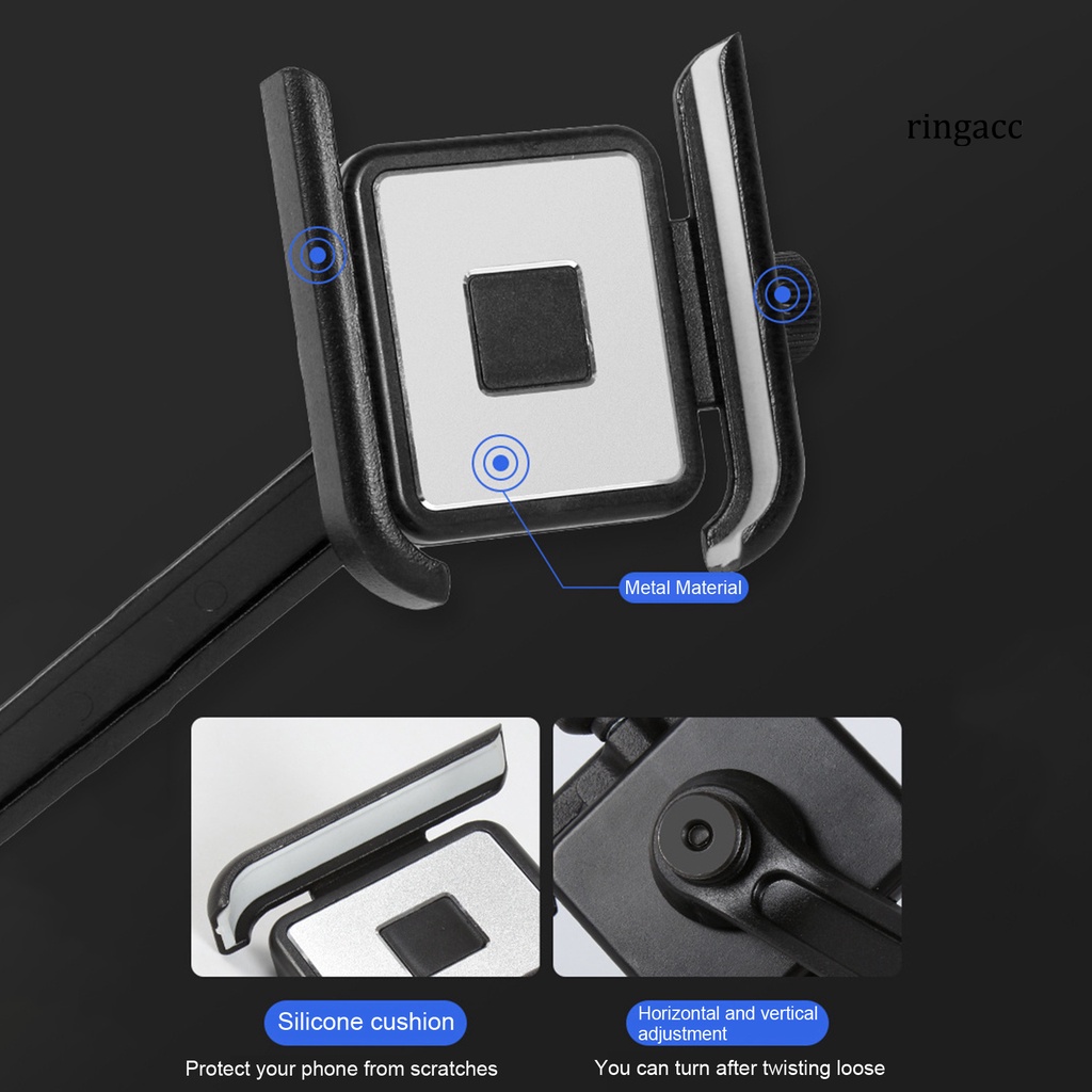 Giá Đỡ Điện Thoại Gắn Xe Đạp/Xe Máy Bằng Hợp Kim Nhôm Xoay Được