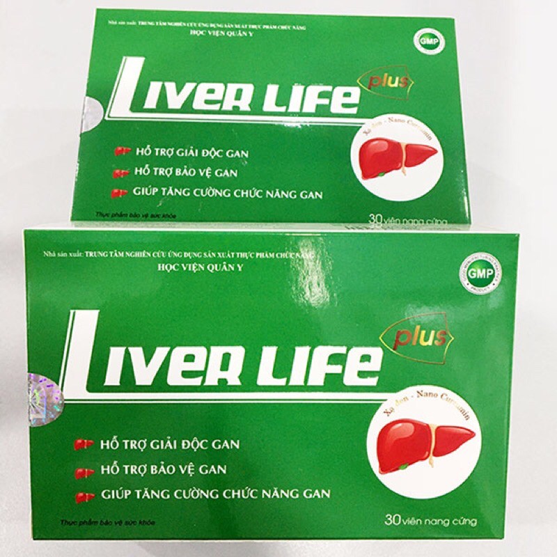 Thuốc giải độc gan Liver Life Plus - Học viện Quân Y - 103 Thuốc bổ gan bảo vệ và phục hồi chức năng gan