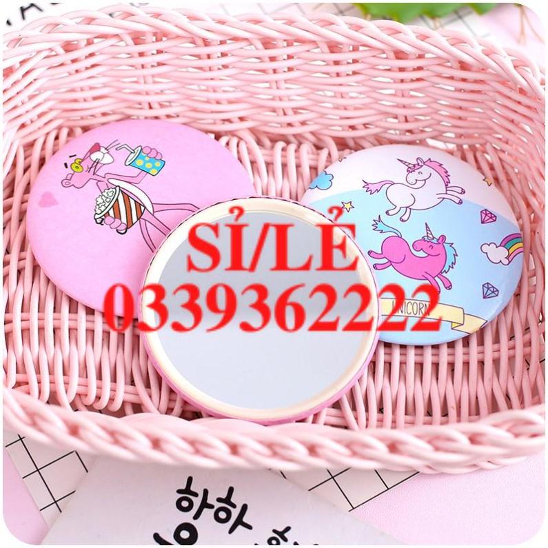 [ COCOLOVE ] Gương tròn mini bỏ túi - Gương trang điểm Hàn Quốc nhỏ xinh đáng yêu (GM01)  HAIANHSHOP