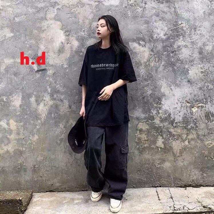 Áo Thun Chess Đen PEONYB Nữ [FREESHIP]  Phông ngắn tay lỡ form rộng, in hình bàn cờ vua vintage cá tính Ulzzang
