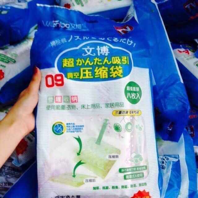 Túi Hút Chân Không Kèm Bơm Tay về hàng