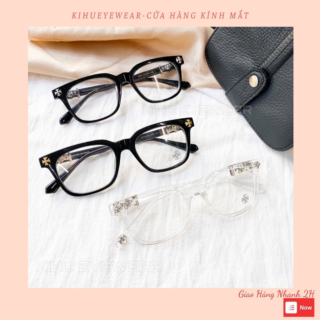 Gọng Kính nhựa vuông nam nữ Chrome Hearts KH.2273