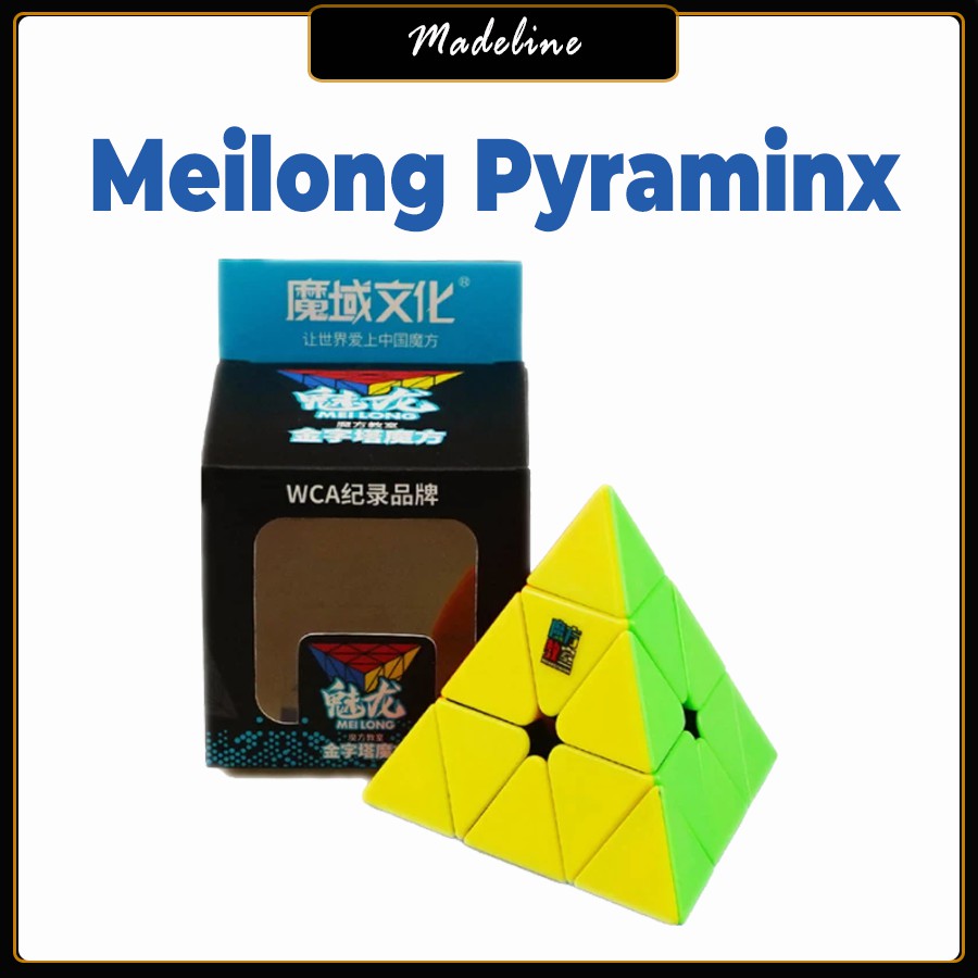 Rubik MoYu MeiLong KTH33 Pyraminx Stickerless kim tử tháp cực đẹp