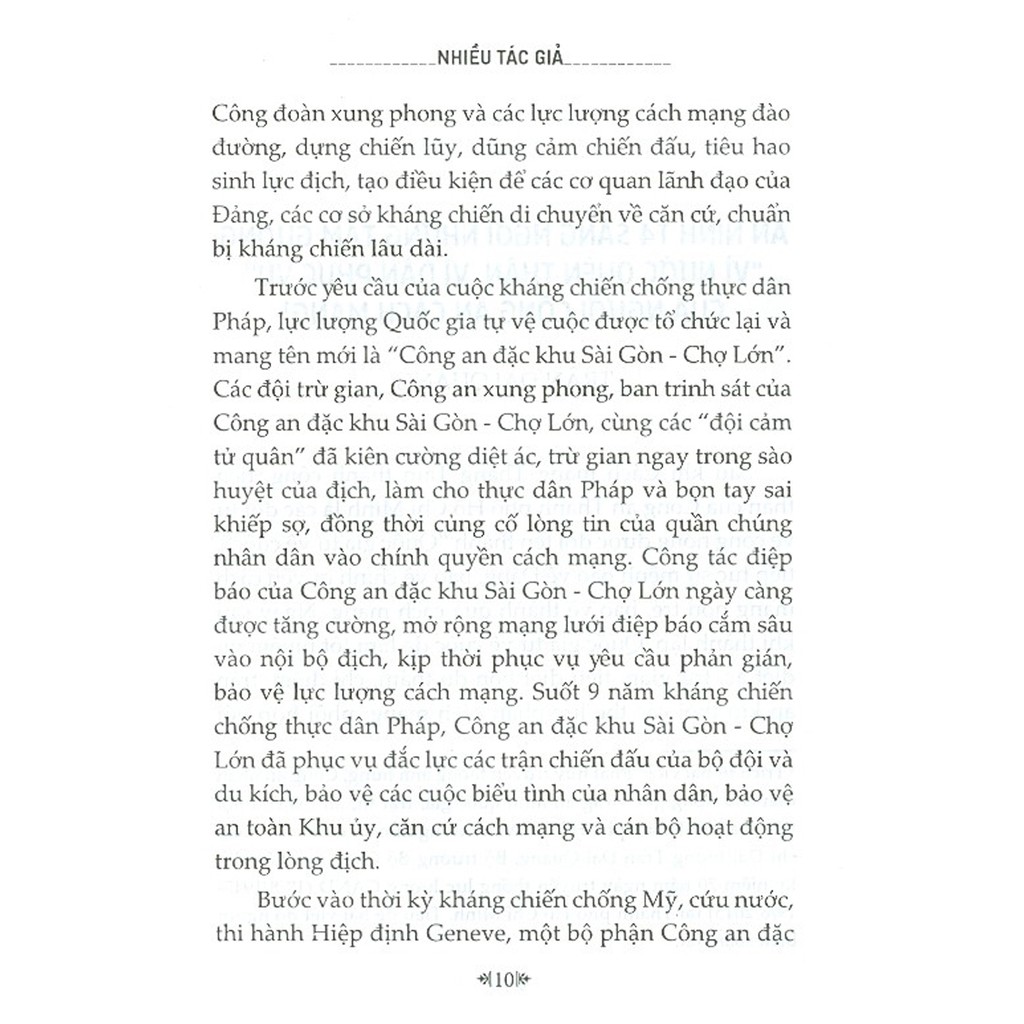 Sách - An Ninh Khu Sài Gòn - Gia Định: Những Trang Sử Hào Hùng
