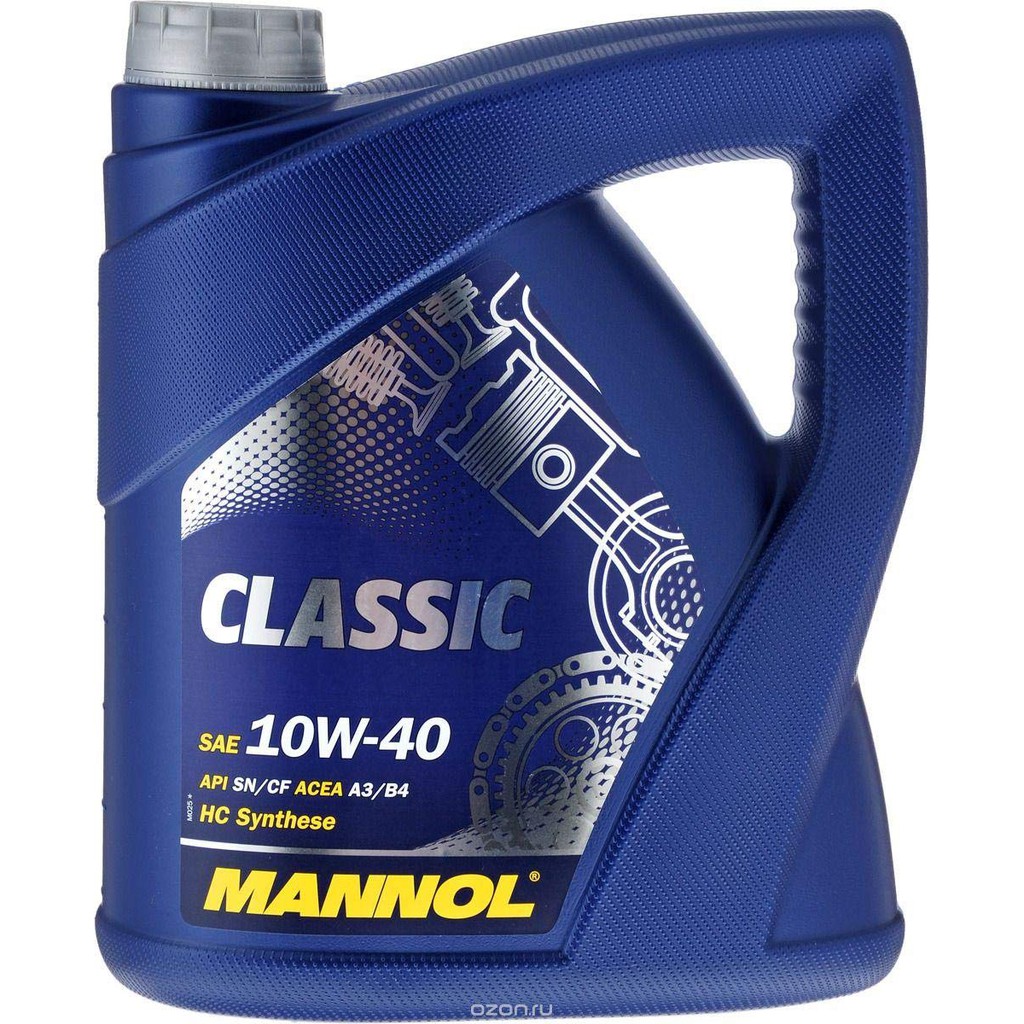 [PRO] Nhớt MANNOL 7501 Classic SAE 10W-40 API SN/CF | 4Lít Tổng Hợp Đa Cấp HC Đa Năng