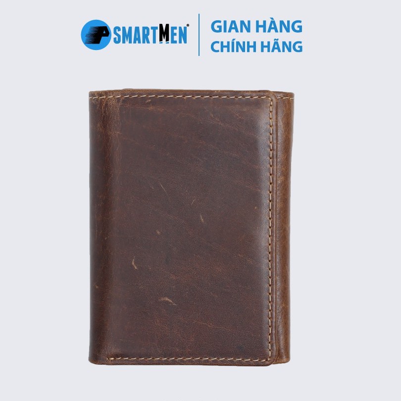 Ví gấp cầm tay SMARTMEN màu nâu VD-14