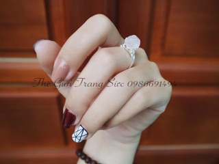 Nhẫn phong thuỷ bạc