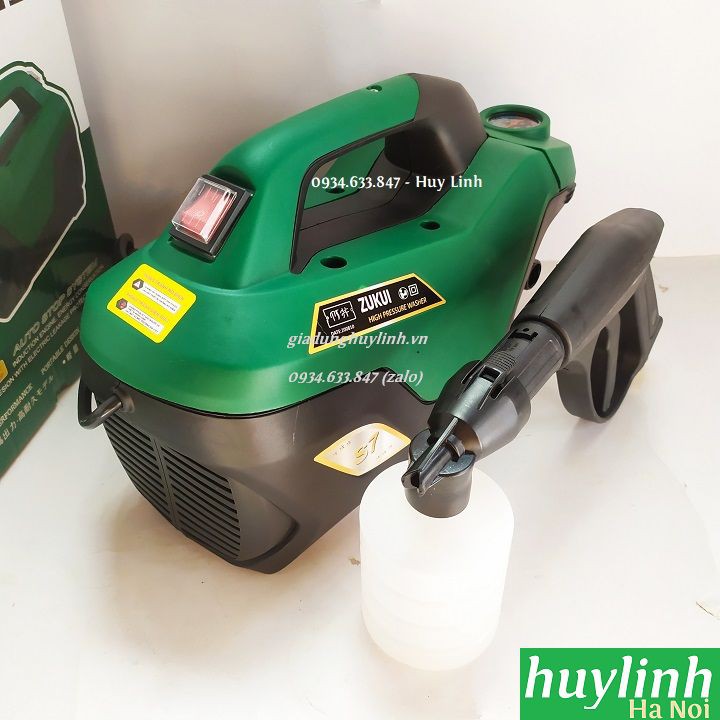 Máy bơm xịt rửa xe chỉnh áp Zukui S7 - 2800W - Tặng kèm béc rửa máy lạnh, điều hòa [Mẫu mới năm 2020]