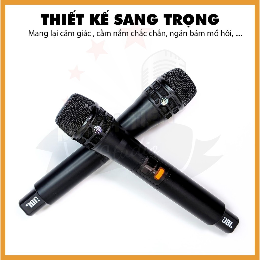 Micro không dây JBL 883 karaoke Mic Sân Khấu Cao Cấp Chất Âm Khỏe Mạnh Mẽ, Dàn Âm Thanh karaoke Cao Cấp, Chống Hú-Rít