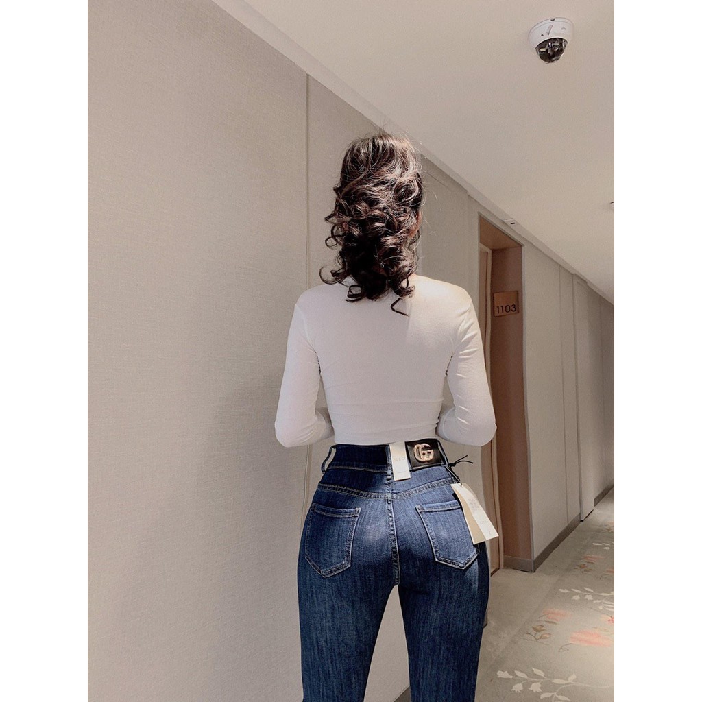 Quần jeans co giãn cạp cao sang chảnh (M1191) CEN FASHION