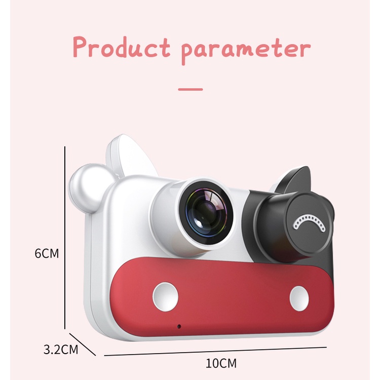 Mini Cow Digital Camera 1080p Children's Camera Children's HD Camera Children's Camera Toys | BigBuy360 - bigbuy360.vn