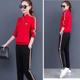 Bộ đồ thể thao nữ thêu con ong tt2431_hàng chuẩn shop