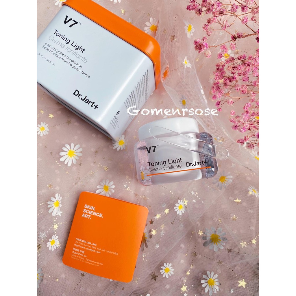 Kem Dưỡng Trắng Da,Tái Tạo Da V7 Toning Light DR.JART Hàn Quốc 50ml