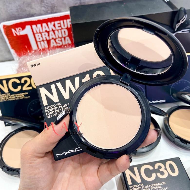 Phấn Phủ Kiểm Dầu Che Phủ Khuyết Điểm Hoàn Hảo MAC Studiofix Powder Plus Các Mầu