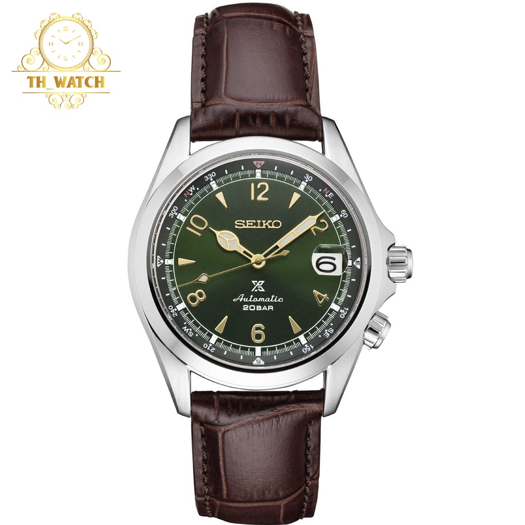Đồng hồ Nam Seiko cơ tự động, kính shapphire, dây da SPB121J1 mẫu mới 2020 thay thế mẫu cũ (SARB017)