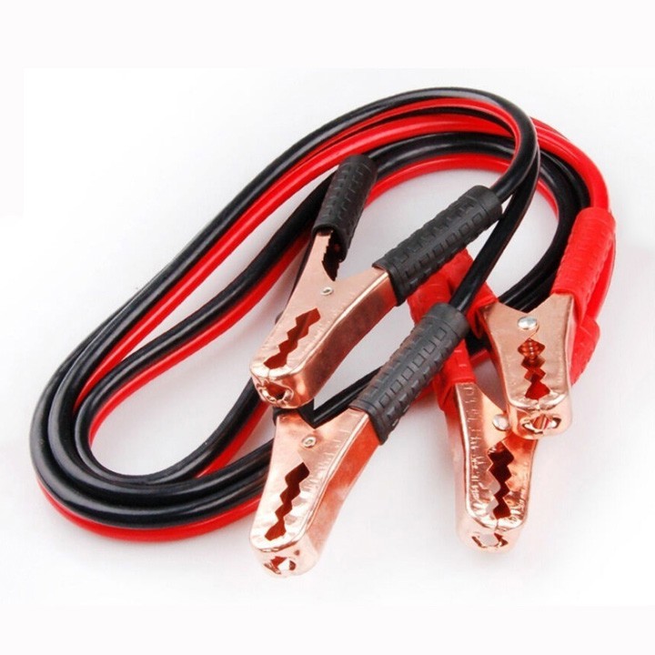 Bộ dây câu bình kích nổ ô tô dòng 500AMP - Dài 2m (Dây và đầu kẹp chất lượng cao)