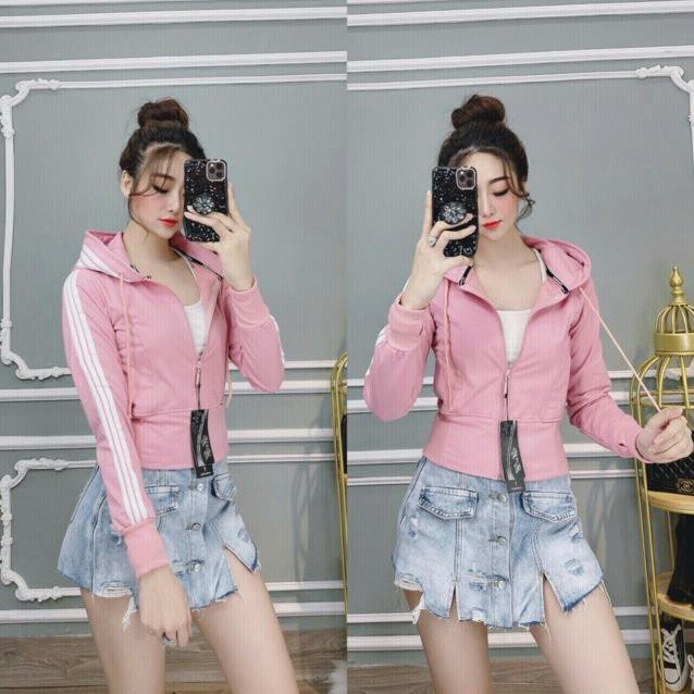 Áo khoác nữ Áo khoát nữ thun da cá chống nắng tản nhiệt 3 Sọc Mũi Tên cực chuẩn mẫu mới-A371