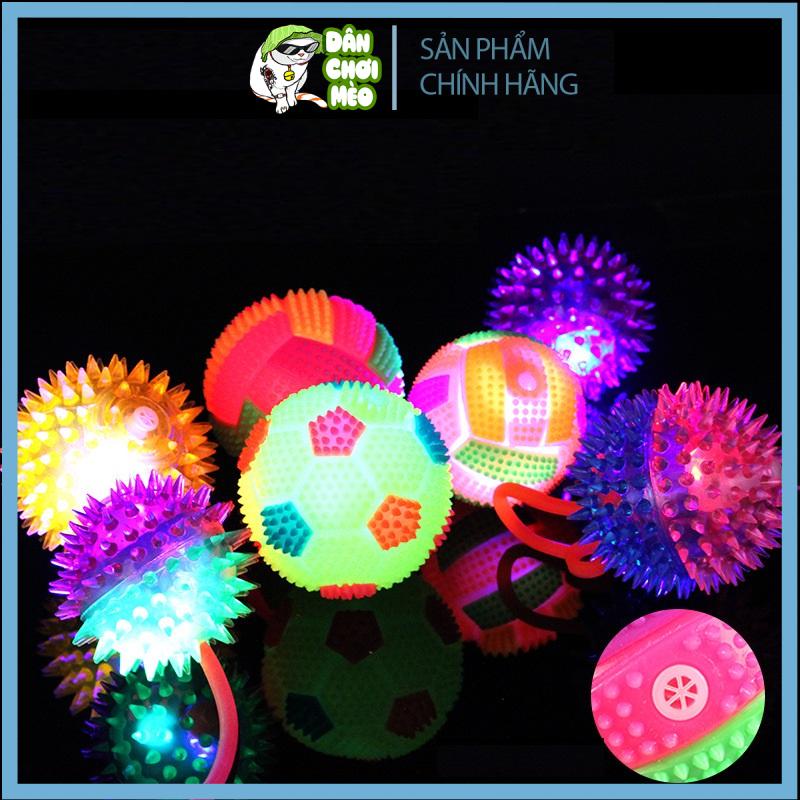 Bóng số cao su phát sáng loại đẹp đồ - chơi cho thú cưng - Dân Chơi Mèo Petshop